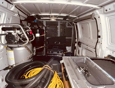 Professional airduct cleaning equipment