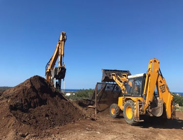 Soil screening for clean material production