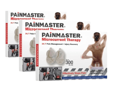 Triple pack of Painmaster Microcurrent Therapy patches.
