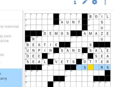 MindlessnessX - word games crossword puzzles