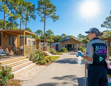 vakantiepark schoonmaak