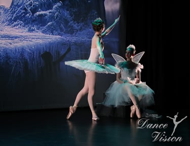 a group of dancers performing in a dance