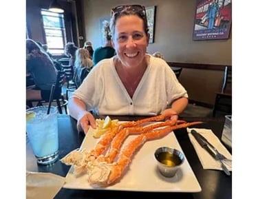 Crab Legs at Skagway Brewing Co.