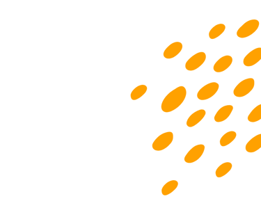 einige orangene Farbstriche