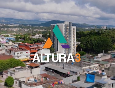Apartamentos Altura 3 en Zona 3 Ciudad de Guatemala