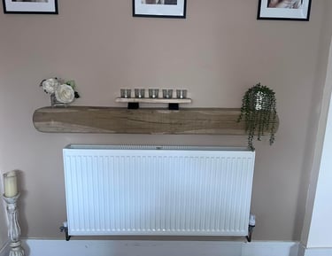 new radiator installed at a house in droitwich