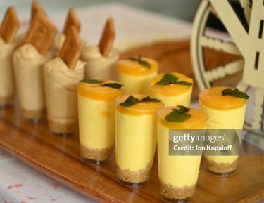 Mini indian desserts for catering