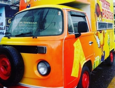 Kombi Food truck Pastel