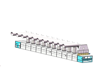 Horizontal drying cooling box