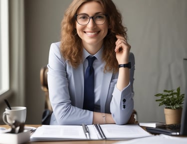 A friendly business coach having a one-on-one session with a client in a cozy office.