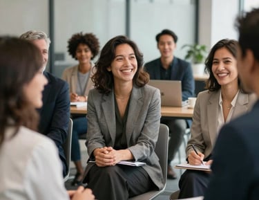 Reunião entre executivos.