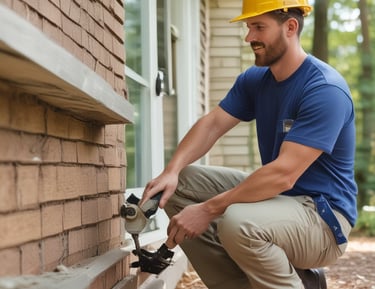 Close-up of heating system controls with red and orange accents.