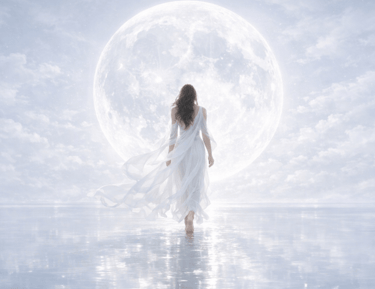 Be You Too Full Logo walking on water to moon