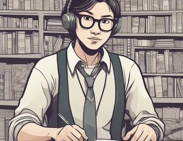 Parents and kids attending a college guidance seminar together.