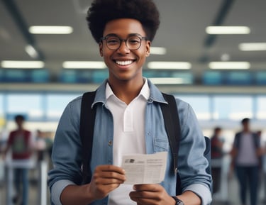 Students engaging in a lively classroom discussion.