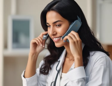 Organized shelves filled with various medical devices ready for delivery.
