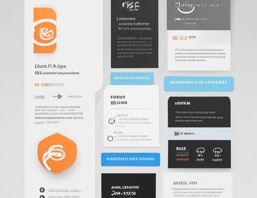A dynamic project management dashboard with charts and timelines in vibrant colors.