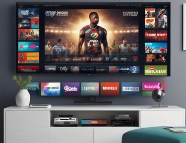 A gamer intensely focused on a high-speed internet connection with multiple devices.