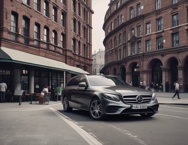 A comfortable taxi interior with a passenger relaxing during the ride.