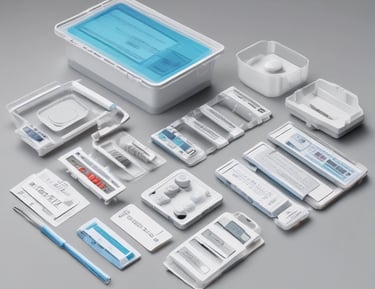 A cargo ship loaded with containers departing from an Indian port at sunset.