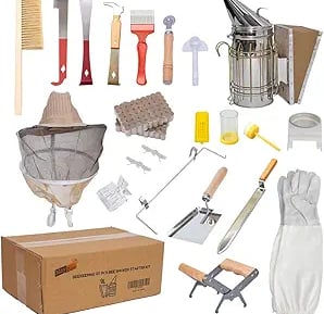 a variety of tools and tools for a beehive