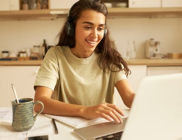 estudiante en linea