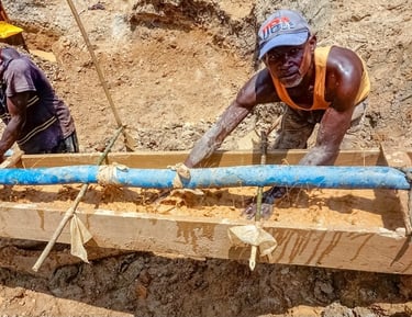 miners at kakamega gold field