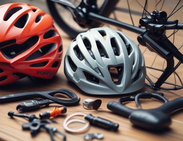 A serene landscape ideal for cycling.