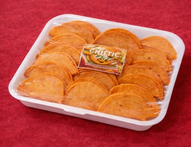 15 enchiladas potosinas CHÍLTIC recién hechas con maíz nixtamalizado y queso fresco artesanal casero