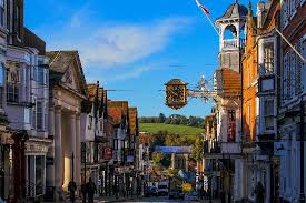 Guildford tawn in Surrey is visited by Leovan Removals on regularly