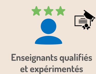 Enseignant qualitfié et expérimenté