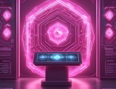 A luxurious design platform interface.