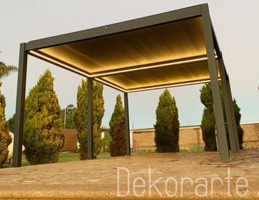 Pérgolas para patios o jardines, modernas y funcionales