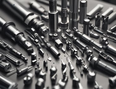 A skilled worker using Kennametal tools in a workshop.