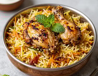 A row of brightly lit commercial refrigerators filled with various packaged foods, predominantly frozen goods. The tops of the refrigerators display a variety of cardboard boxes and posters featuring different products and individuals. The scene is set in a spacious supermarket or grocery store aisle with a reflective tile floor.