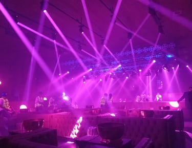 luces base giratoria