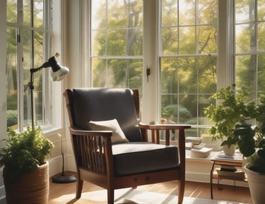 Natural textures and neutral colors in a home setting.