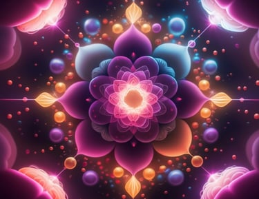 Mandala con molto viola. Mindfulness. Psicologo Segrate