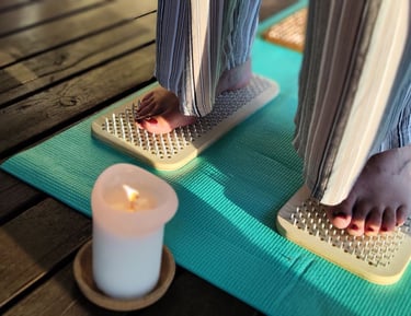 standing on nails