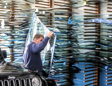 Certified auto glass technicians