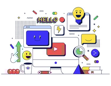 Social Media Marketing poster for social care