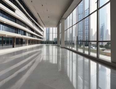 A professional agent reviewing property documents with a client.