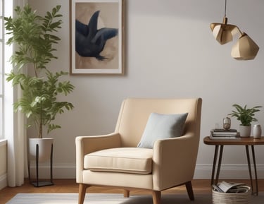 Close-up of a painter carefully cutting in edges with a brush.