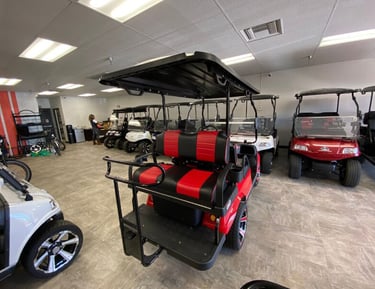 Car on ground in a garage