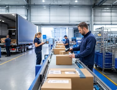 Krovinių ir siuntų paruošimas logistikos sandėlyje – efektyvi distribucija klientams