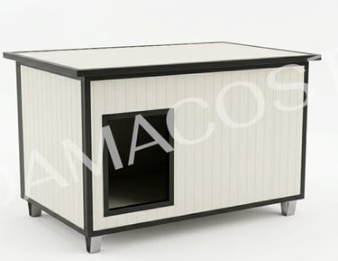 Cuccia coibentata da esterno per cane grande