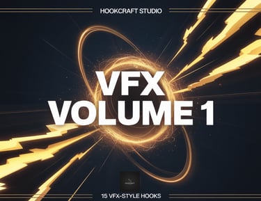 VFX cinematic hook videos with superpower, energy, and motion effects