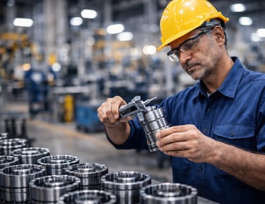 manufacturing diagnostic service performed by engineers on auto shop floor