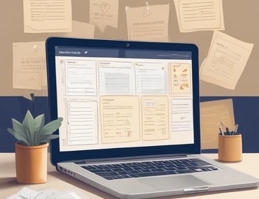 Hands holding a pen over a simple worksheet designed for thoughtful decision-making.