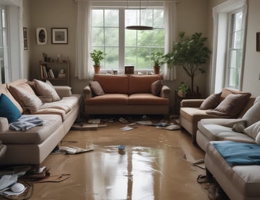 Clean, safe home environment after asbestos removal completion.